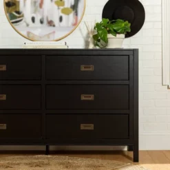 Classic Horizontal Bedroom 6 Drawer Dresser - Saracina Home -Living Room Furniture Store GUEST aa2944b1 0d2a 4643 94ab eefc6937accc
