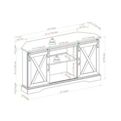 Robinson Rustic Transitional Sliding Barn Door Corner TV Stand For TVs Up To 58" - Saracina Home 28 Robinson Rustic Transitional Sliding Barn Door Corner TV Stand For TVs Up To 58" - Saracina Home -Living Room Furniture Store GUEST aa8d956e 9f7a 4abe b255 c1c4ee0d9dbb