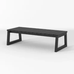 Saracina Home Acacia Slatted Rectangular Patio Coffee Table