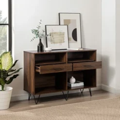 Modern Hairpin Leg Storage Console Table - Saracina Home 15 Modern Hairpin Leg Storage Console Table - Saracina Home -Living Room Furniture Store GUEST ae1cec53 f20e 4fa0 8177 fd4d1768ea44