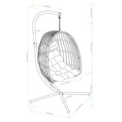 Toluca Hanging Outdoor Boho Egg Chair With Cushion - Saracina Home 18 Toluca Hanging Outdoor Boho Egg Chair With Cushion - Saracina Home -Living Room Furniture Store GUEST b0198d06 b098 4685 beec 4fa58d027b8d