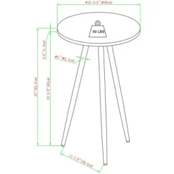 Modern Glam 3 Leg Round Side Table - Saracina Home 20 Modern Glam 3 Leg Round Side Table - Saracina Home -Living Room Furniture Store GUEST b0240f86 31b9 4922 91c0 26a1ecfd91f4