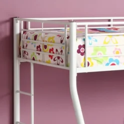 Twin Over Full Analise Metal Bunk Bed - Saracina Home -Living Room Furniture Store GUEST b024b6d0 e73c 4eec 8a6d 55a6feb16d71