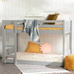 Twin Over Twin Wood Detachable Slat Bunk Bed - Saracina Home -Living Room Furniture Store GUEST b1c2a3d0 4f3c 4fcc 8b66 8703ed708e10