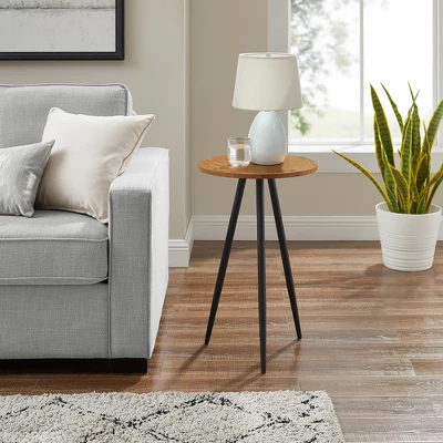 Modern Glam 3 Leg Round Side Table - Saracina Home 3 Modern Glam 3 Leg Round Side Table - Saracina Home - Image 3