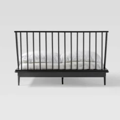 Boho Solid Wood Spindle Platform Bed - Saracina Home -Living Room Furniture Store GUEST b8d271bd 790c 4a0d a2b2 01db1fc34a9d