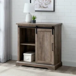 Tertia Grooved Sliding Barn Door Transitional Accent Cabinet - Saracina Home 14 Tertia Grooved Sliding Barn Door Transitional Accent Cabinet - Saracina Home -Living Room Furniture Store GUEST baa6c551 b5a6 44a9 b601 63d0426173d8