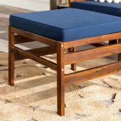 3pc Modular Acacia Wood Patio Chat Set With Cushions - Saracina Home 24 3pc Modular Acacia Wood Patio Chat Set With Cushions - Saracina Home -Living Room Furniture Store GUEST bac9860b 3e03 4d90 85a0 e710ace33155