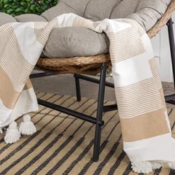 2pk Papasan Scoop Outdoor Patio Chair - Natural - Saracina Home -Living Room Furniture Store GUEST bb221ed9 5031 4822 a693 d68bf274dce0