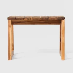 Saracina Home Modern Slatted Rectangle Outdoor Acacia Accent Table 13 Saracina Home Modern Slatted Rectangle Outdoor Acacia Accent Table -Living Room Furniture Store GUEST bf72bab5 006f 4c8b af44 7b2d028c4a03