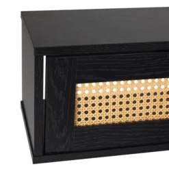 Modern Boho Floating TV Stand For TVs Up To 65" With Rattan Doors - Saracina Home -Living Room Furniture Store GUEST c0dfe5c1 8bff 4ec8 937c bc0679055c00