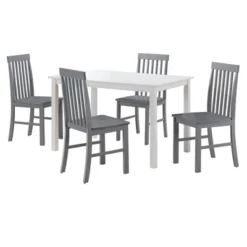 5pc Modern Two-Toned Kitchen Dining Set - Saracina Home -Living Room Furniture Store GUEST c1ed1eed 1e08 4e0e b6dd a1dfd0451908