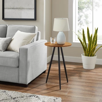 Modern Glam 3 Leg Round Side Table - Saracina Home 1 Modern Glam 3 Leg Round Side Table - Saracina Home