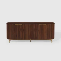Modern 4 Door Reeded Sideboard - Saracina Home -Living Room Furniture Store GUEST c71759f0 752b 487b aece 3a8c2c789a56