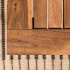 Acacia Wood Patio Simple Rectangle Dining Table - Saracina Home -Living Room Furniture Store GUEST cc9c46b7 6531 4980 a8a7 f538175110dd