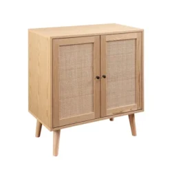 Modern Boho Wood And Rattan 2 Door Accent Cabinet - Saracina Home 21 Modern Boho Wood And Rattan 2 Door Accent Cabinet - Saracina Home -Living Room Furniture Store GUEST cf2c9efc 4cc2 4cfc a421 0d2c23046722