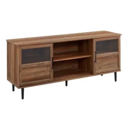 Modern Wood And Glass Door Console TV Stand For TVs Up To 65" - Saracina Home 15 Modern Wood And Glass Door Console TV Stand For TVs Up To 65" - Saracina Home -Living Room Furniture Store GUEST d02fbffd f80d 4c45 adab e09a3c6cba80