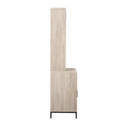 64.12" Orin Modern 2 Door Bookshelf Hutch - Saracina Home -Living Room Furniture Store GUEST d0dc608a ef80 4ec9 9a37 4650787193f3