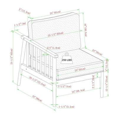 Saracina Home 6pc Modern Boho Outdoor Eucalyptus Spindle Sectional 9 Saracina Home 6pc Modern Boho Outdoor Eucalyptus Spindle Sectional - Image 9