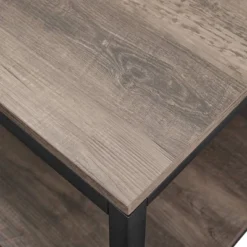 72" Industrial Farmhouse Metal And Wood Hall Tree Gray Wash - Saracina Home -Living Room Furniture Store GUEST d481deeb dffc 4ac2 a8c2 ef9bc603d673