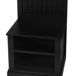 Waylon Rustic Farmhouse Solid Wood Tall Hall Tree - Saracina Home -Living Room Furniture Store GUEST d5bd5a27 0088 4c7d 8771 423682486e38