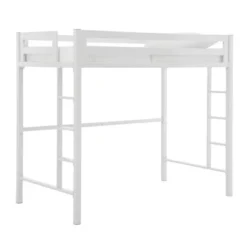 Twin Premium Deluxe Metal Loft Bed - Saracina Home -Living Room Furniture Store GUEST d5e2f50f 001e 4e3d bb59 b10ee05e384c
