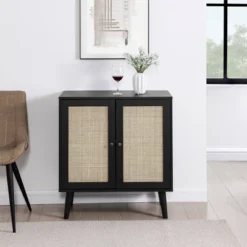 Modern Boho Wood And Rattan 2 Door Accent Cabinet - Saracina Home 13 Modern Boho Wood And Rattan 2 Door Accent Cabinet - Saracina Home -Living Room Furniture Store GUEST d74ddd5c 1187 48fe bc16 4176c39cb9b1