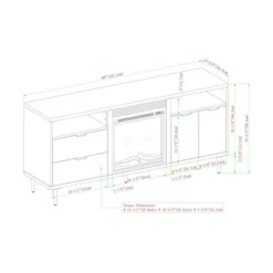 Ronan Modern Storage With Electric Fireplace TV Stand For TVs Up To 65" - Saracina Home 13 Ronan Modern Storage With Electric Fireplace TV Stand For TVs Up To 65" - Saracina Home -Living Room Furniture Store GUEST d88f95c5 b2a0 4d08 8b46 da4db4bc3efd