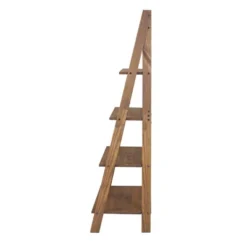 68.25" Boho 4 Tier Solid Wood Ladder Bookshelf Plant Stand - Saracina Home -Living Room Furniture Store GUEST dcebb02b ce9e 4efa aa43 b3b4bbe0ac56