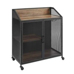 Urban Industrial Metal Mesh Bar Cart With Wheels - Saracina Home 16 Urban Industrial Metal Mesh Bar Cart With Wheels - Saracina Home -Living Room Furniture Store GUEST dd4aab33 4fa7 46d9 8da8 70a2ef5a06d8