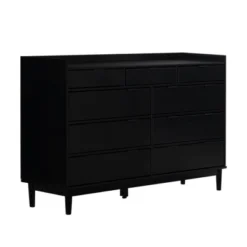 Mid-Century Modern Solid Wood 9 Drawer Horizontal Dresser - Saracina Home -Living Room Furniture Store GUEST ddb1864a 3a6e 4bd0 9f63 d79d733a83e3