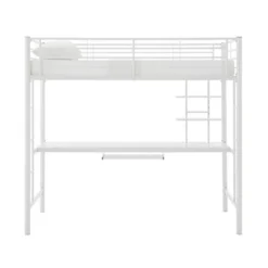 Full Analise Metal Loft Bed With Wood Desk - Saracina Home 15 Full Analise Metal Loft Bed With Wood Desk - Saracina Home -Living Room Furniture Store GUEST de1c8205 7f55 43ae 9d6a 8f54141f4fdd