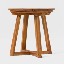 Saracina Home Modern Slatted Round Acacia Accent Table 8 Saracina Home Modern Slatted Round Acacia Accent Table -Living Room Furniture Store GUEST de3d732c 9089 4af5 ba4e 771d7a17a81e