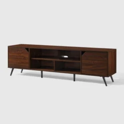 Mid-Century Modern Wide Storage TV Stand For TVs Up To 80" - Saracina Home -Living Room Furniture Store GUEST deff8e79 841b 466d 8bdd b7a2c6c61fa6