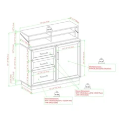 Modern Transitional Flip Down Secretary Desk - Saracina Home -Living Room Furniture Store GUEST e0493730 5766 4191 ae33 5cde9bfcc812