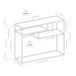 Modern 3 Tier Console Table - Saracina Home 17 Modern 3 Tier Console Table - Saracina Home -Living Room Furniture Store GUEST e13160e5 c284 4fee a792 c118b6d69f99