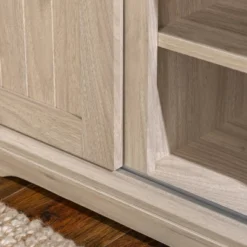 48" Transitional Sliding Door Wood And Metal Bench - Saracina Home -Living Room Furniture Store GUEST e191b3ca 553b 4cdc be22 c667d4f4d189