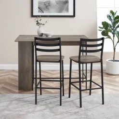 3pc Counter Height Drop Leaf Dining Set Gray Wash - Saracina Home 9 3pc Counter Height Drop Leaf Dining Set Gray Wash - Saracina Home -Living Room Furniture Store GUEST e22cbfa9 8d5c 4f5b 8e8e 693bbfc7e5ae