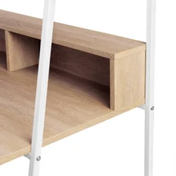 36" Writing Desk With Open Storage Ladder Bookshelf - Saracina Home 17 36" Writing Desk With Open Storage Ladder Bookshelf - Saracina Home -Living Room Furniture Store GUEST e6b06f69 3c40 4d14 89cd a621a54542e1