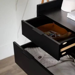 Mid-Century Modern Solid Wood 6 Drawer Vertical Dresser - Saracina Home -Living Room Furniture Store GUEST e8d3a4b7 5308 4d34 8cd1 518fded88a6b