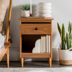 Stiva Classic Mid-Century Modern 1 Drawer Nightstand - Saracina Home 26 Stiva Classic Mid-Century Modern 1 Drawer Nightstand - Saracina Home -Living Room Furniture Store GUEST ee2f70db 4e78 4367 afb5 cf038cb6780d