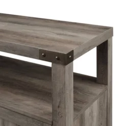 2 Door Farmhouse Highboy TV Stand For TVs Up To 65" Gray Wash - Saracina Home -Living Room Furniture Store GUEST eebb65f3 ceeb 4c38 8e29 cf2e83739bc2