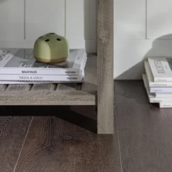 June Rustic Transitional Square Nightstand With Lower Shelf - Saracina Home -Living Room Furniture Store GUEST f08f610e b018 4cce a230 b305a209adc8