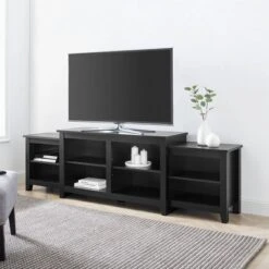 Leveled Classic Tiered Top TV Stand For TVs Up To 50" - Saracina Home -Living Room Furniture Store GUEST f1453509 93b5 459a b942 2f0dd9b70cd0
