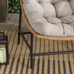 2pk Papasan Scoop Outdoor Patio Chair - Natural - Saracina Home -Living Room Furniture Store GUEST f166b737 205f 4356 9cfc 5747be681e66