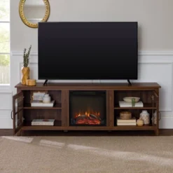 Tasi Transitional Farmhouse Glass Window Pane Door With Electric Fireplace TV Stand For TVs Up To 80" - Saracina Home 28 Tasi Transitional Farmhouse Glass Window Pane Door With Electric Fireplace TV Stand For TVs Up To 80" - Saracina Home -Living Room Furniture Store GUEST f311f96d d499 42c9 8cd1 6739a79235a7