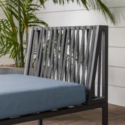 Outdoor Modern Modular Patio Side Chair Blue - Saracina Home 19 Outdoor Modern Modular Patio Side Chair Blue - Saracina Home -Living Room Furniture Store GUEST f351ca55 b0d2 440d a08a 1bf84fcab56b