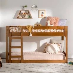 Twin Over Twin Indy Contemporary Solid Wood Bunk Bed - Saracina Home -Living Room Furniture Store GUEST f46b06df 56c4 45c1 86f1 0d8dc311751e