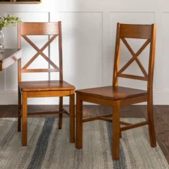 Set Of 2 Traditional Distressed Wood Dining Chairs - Saracina Home 8 Set Of 2 Traditional Distressed Wood Dining Chairs - Saracina Home -Living Room Furniture Store GUEST f5098441 a476 42f8 bd14 7039d02a9ce1
