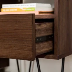 Amal Modern Single Drawer Hairpin Leg Nightstand - Saracina Home -Living Room Furniture Store GUEST f5e1bfe7 0f36 4f58 a97e 87892612d616